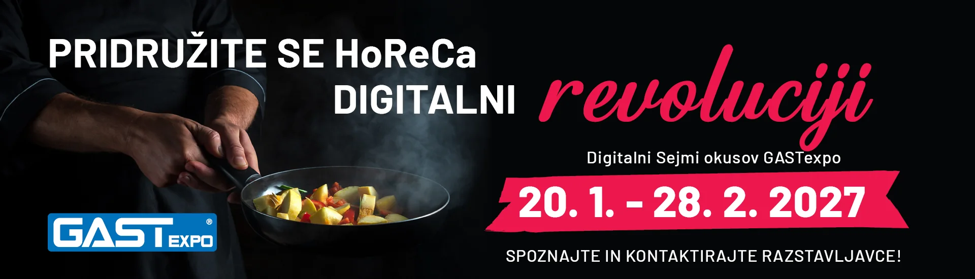 Pridružite se HoReCa digitalni revoluciji od 20. januarja do 28. februarja 2027